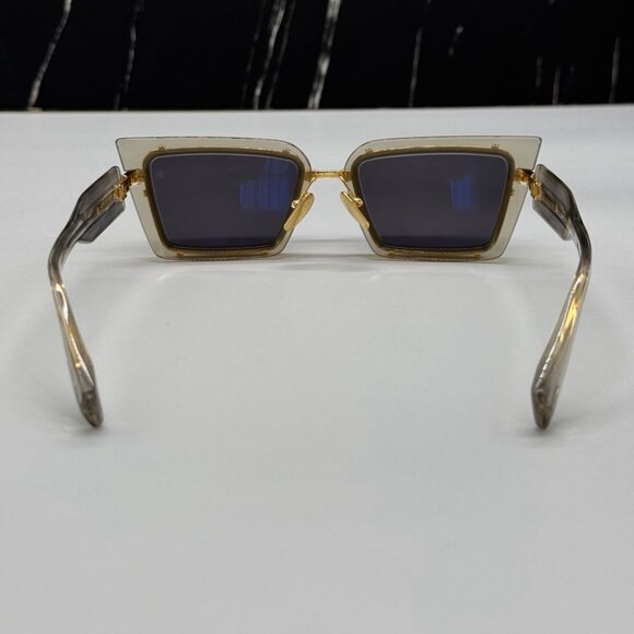 NEW BALMAIN ADMIRABLE UNISEX SUNGLASSES BALMAIN BPS-130B GREY EYEWEAR - Picture 10 of 15